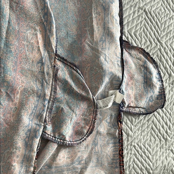 Zara Blue and Red Casual Dress with Flowing Fit size L - Picture 7 of 11